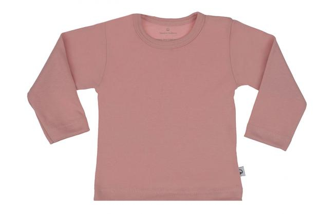 Wooden Buttons T-shirt lange mouwen oud roze