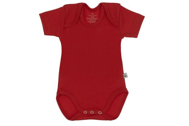 Wooden Buttons rompers k m rood