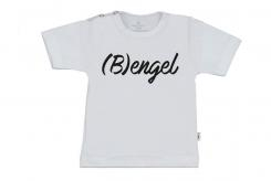 Wooden Buttons t-shirt km Bengel wit
