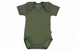 Wooden Buttons Romper km Army