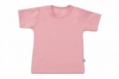 Wooden Buttons T-shirt korte mouwen baby roze