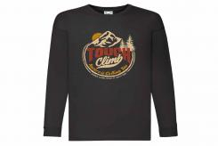 Discharge T-shirt lm zwart touch climb