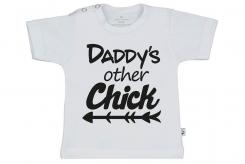 Wooden Buttons t shirt km Daddy s other Chick wit