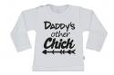 Wooden Buttons t shirt lm Daddy s other Chick wit