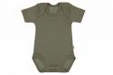 Wooden Buttons romper korte mouwen army