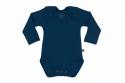 Wooden Buttons romper lange mouwen marineblauw