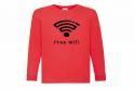 Discharge T-shirt lm rood free wifi