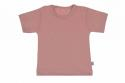 Wooden Buttons T-shirt korte mouwen oud roze