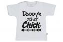 Wooden Buttons t shirt km Daddy s other Chick wit