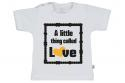 Wooden Buttons t shirt km A little thing called love wit